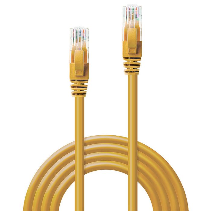 Cable de Red Rígido UTP Categoría 6 LINDY 48063 2 m Amarillo 1 unidad 2