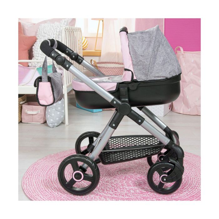 Carrito para Muñecas Reig Stule Pram Gris 63 cm 5