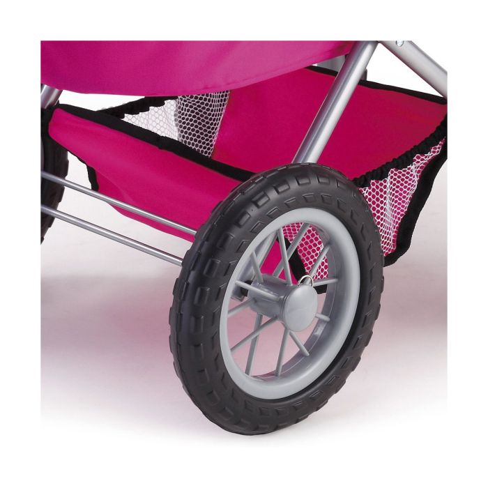 Carrito para Muñecas Reig Trendy Classic Fucsia 45 cm 2