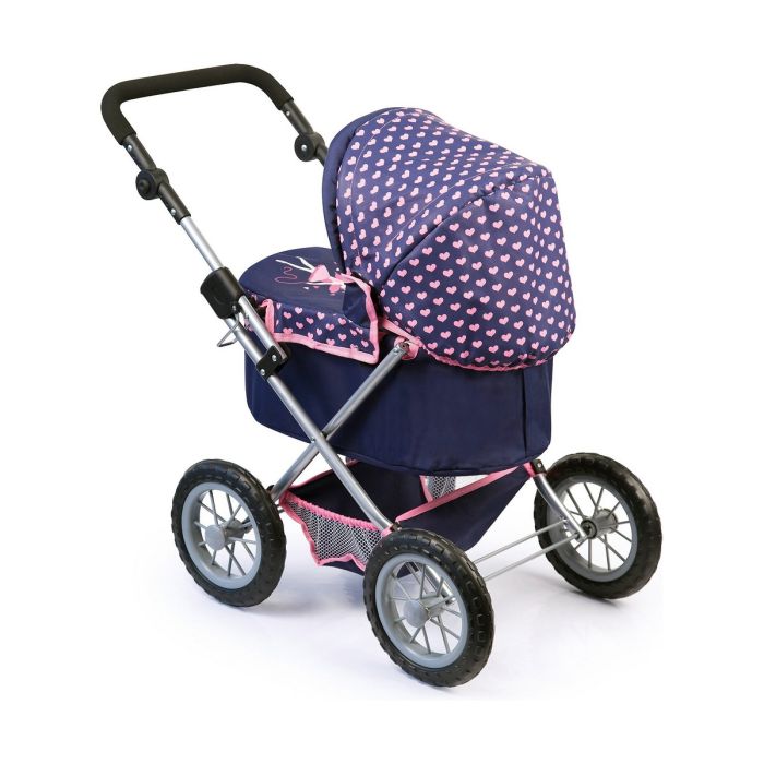 Carrito para Muñecas Reig Trendy Royal Special Version Azul Rosa 45 cm 3