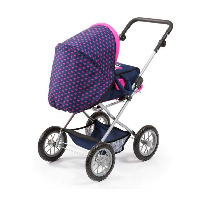 Carrito para Muñecas Reig Big Combi Azul Rosa 4