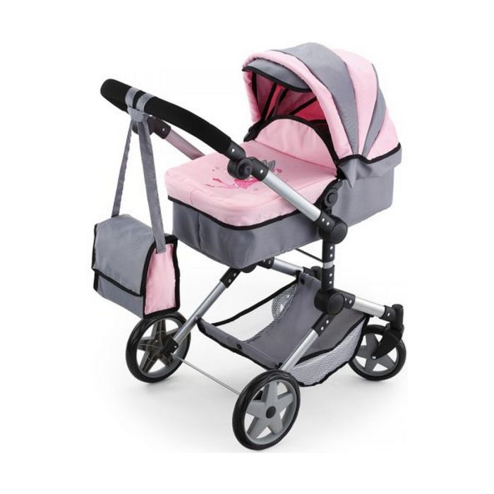 Coche muñecas combi neo pro gris 84x72x43 cm