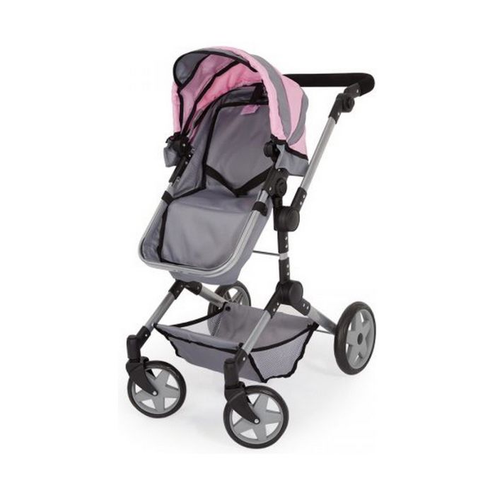 Carrito para Muñecas Reig Pram Neo Pro Gris 57 cm 5