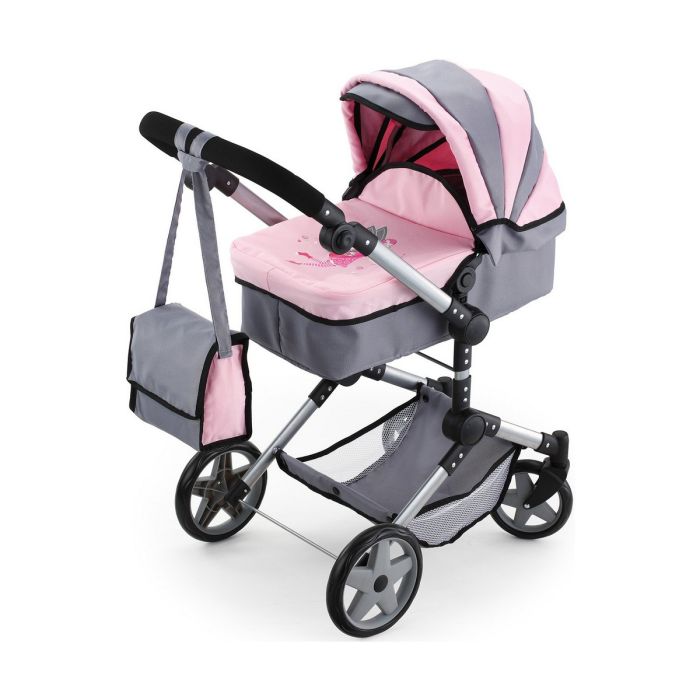 Carrito para Muñecas Reig Pram Neo Pro Gris 57 cm 6