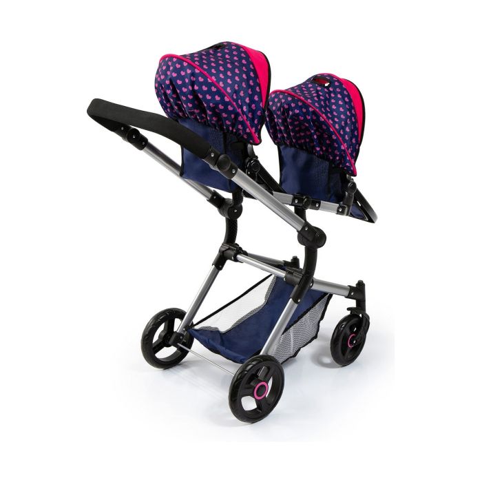 Carrito para Muñecas NO NAME 26254AA Azul Gemelar 5