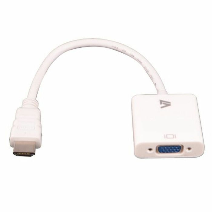 Adaptador HDMI a VGA V7 CBLHDAV-1E Blanco