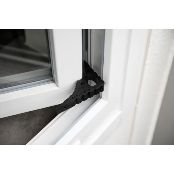 Sujetador de puerta Schellenberg Ventanas Negro Plástico (12 x 8,5 x 2 cm) 3 Sujetador de puerta Schellenberg Ventanas Negro Plástico (12 x 8,5 x 2 cm) 3