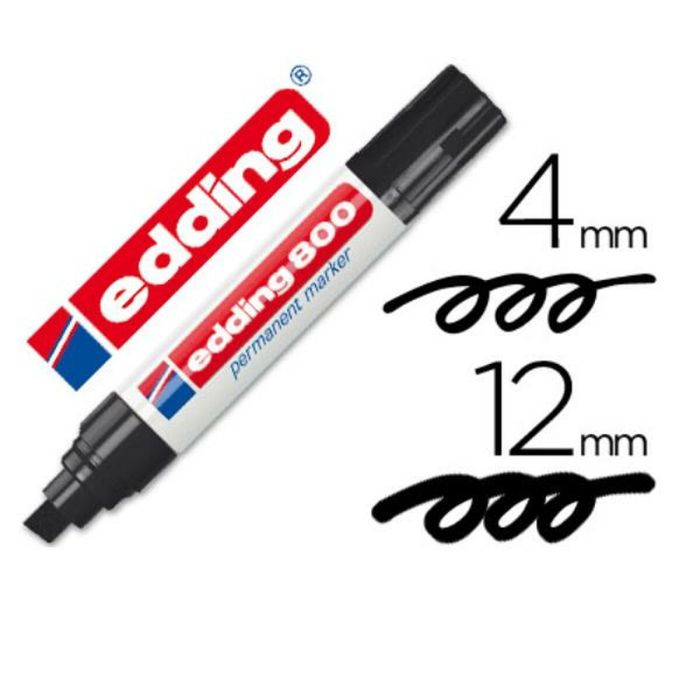 Rotulador permanente Edding Negro 1 Rotulador permanente Edding Negro 1