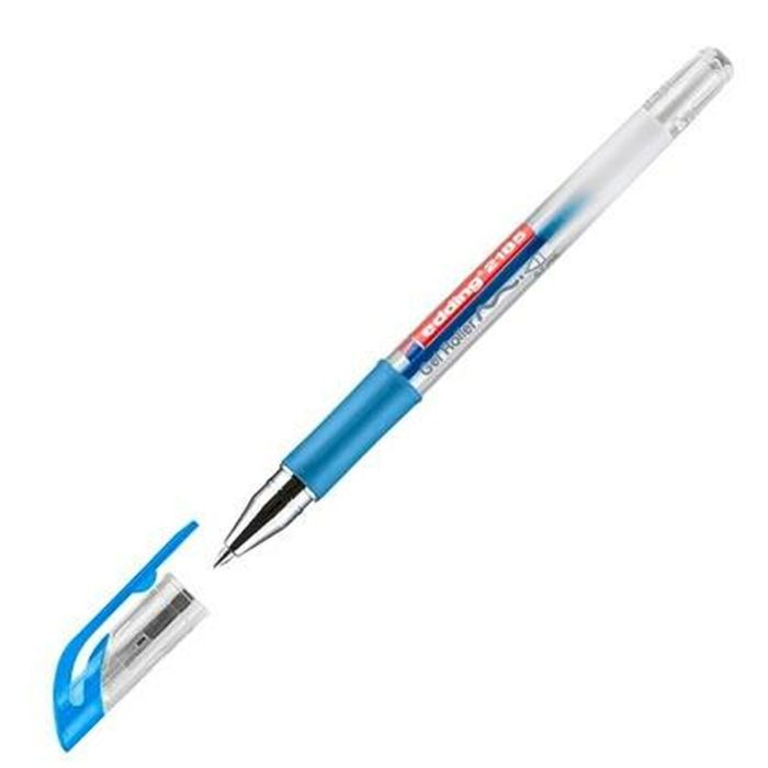 Bolígrafo Roller Edding 2185 Azul 0,7 mm (10 Unidades) 1
