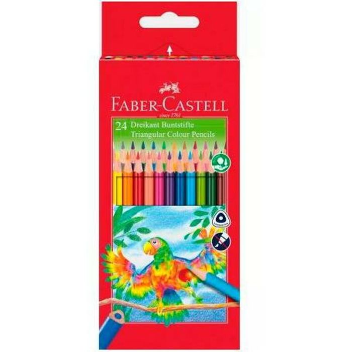 Lápices de colores Faber-Castell Multicolor (6 Unidades) 1