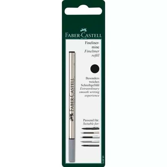Recambios Faber-Castell Bolígrafo Negro 5 Unidades 1 Recambios Faber-Castell Bolígrafo Negro 5 Unidades 1