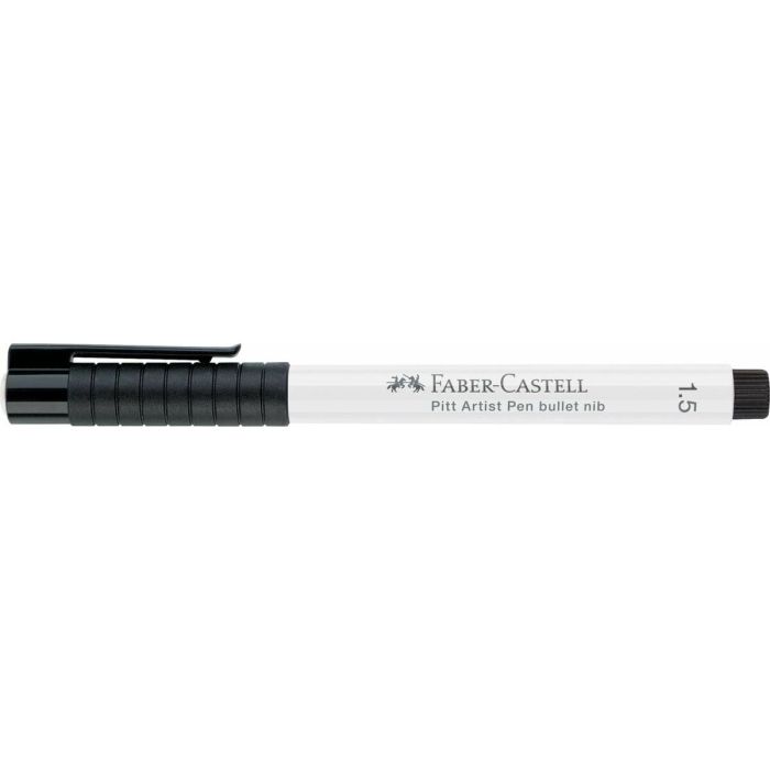 Rotulador permanente Faber-Castell Pitt Artist Blanco (10 Unidades) 2 Rotulador permanente Faber-Castell Pitt Artist Blanco (10 Unidades) 2