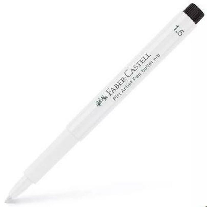 Rotulador permanente Faber-Castell Pitt Artist Blanco (10 Unidades) 1 Rotulador permanente Faber-Castell Pitt Artist Blanco (10 Unidades) 1