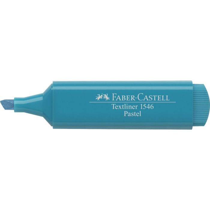 Marcador Fluorescente Faber-Castell Textliner 1546 Pastel Turquesa (10 Unidades) 2