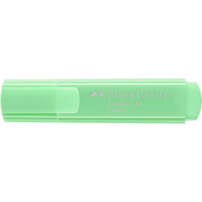 Marcador Fluorescente Faber-Castell Textliner 1546 Pastel Verde Claro (10 Unidades) 1