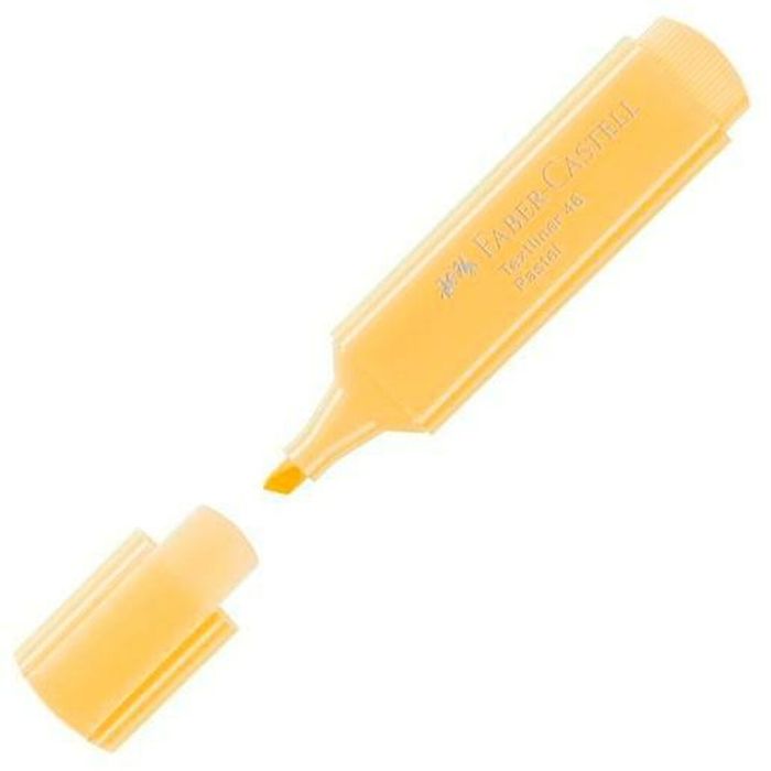 Marcador Faber-Castell Textliner 1546 Pastel Amarillo (10 Unidades) 1