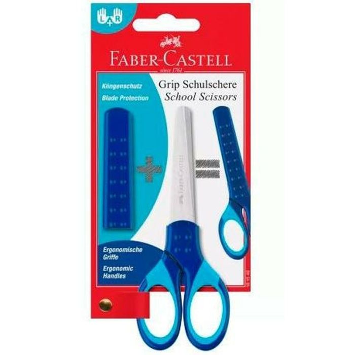 Tijeras Faber-Castell Azul (5 Unidades) 1
