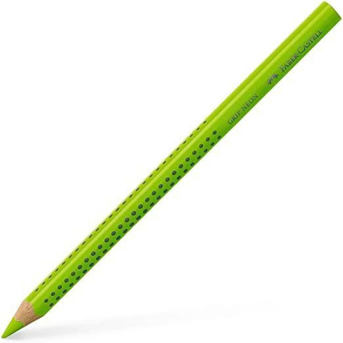 Lápices de colores Faber-Castell Jumbo Verde Claro (12 Unidades) 1 Lápices de colores Faber-Castell Jumbo Verde Claro (12 Unidades) 1
