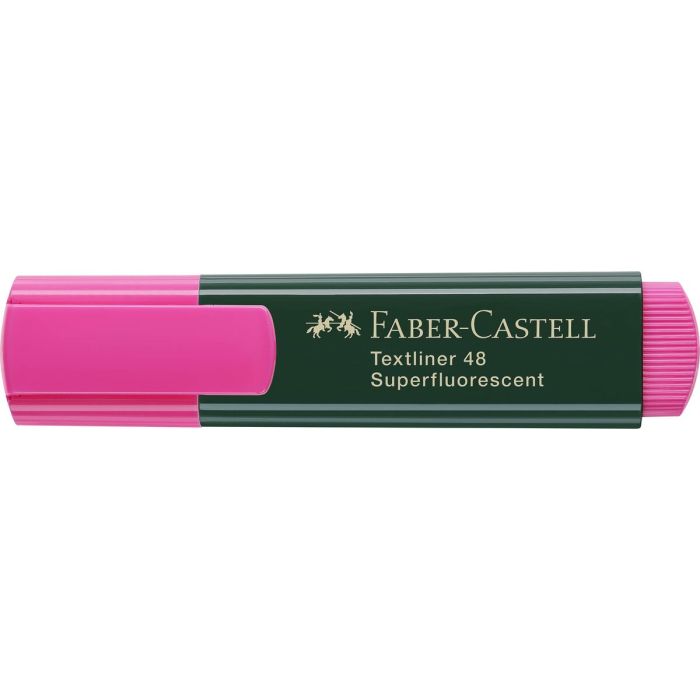 Subrayador Faber-Castell TEXTLINER 48 Fucsia (10 Unidades) 3