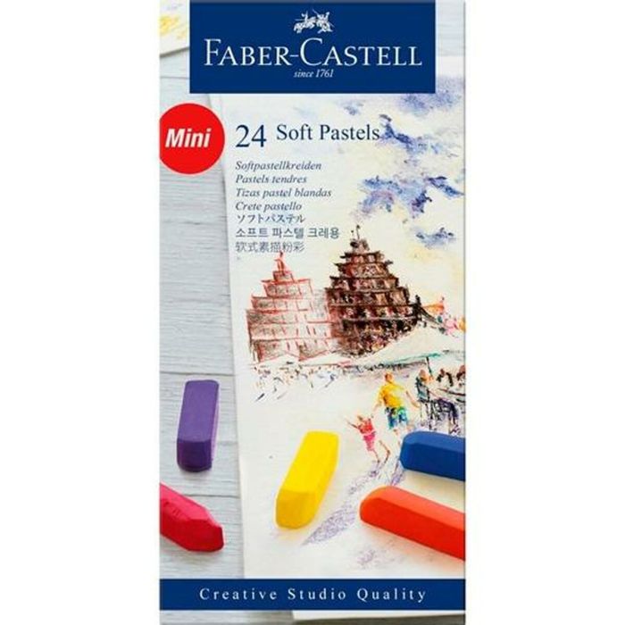 Set de tizas pastel blandas Faber-Castell Multicolor (5 Unidades) 1