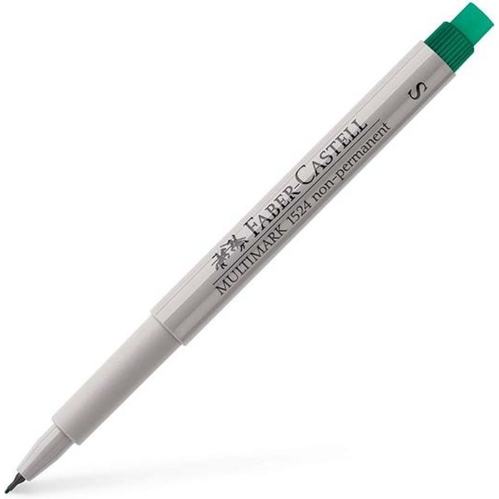 Rotuladores Faber-Castell Multimark 1524 Verde (10 Unidades) 1