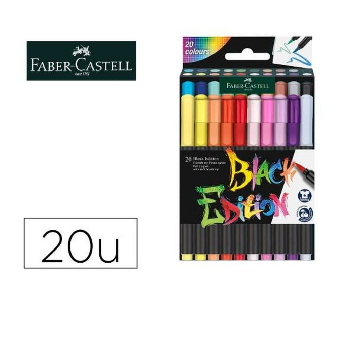 Set de Rotuladores Faber-Castell 116452 Multicolor (20 Piezas) 1
