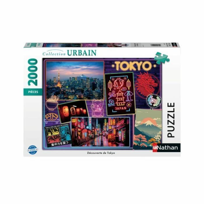 Puzzle Ravensburger Découverte de Tokyo 2000 Piezas