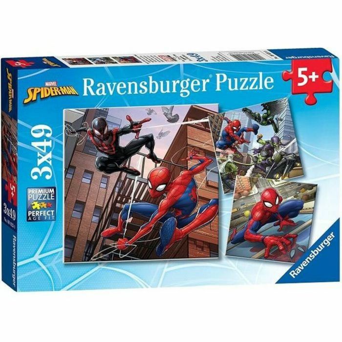 SPIDERMAN Puzzle In Action 3x49 pcs