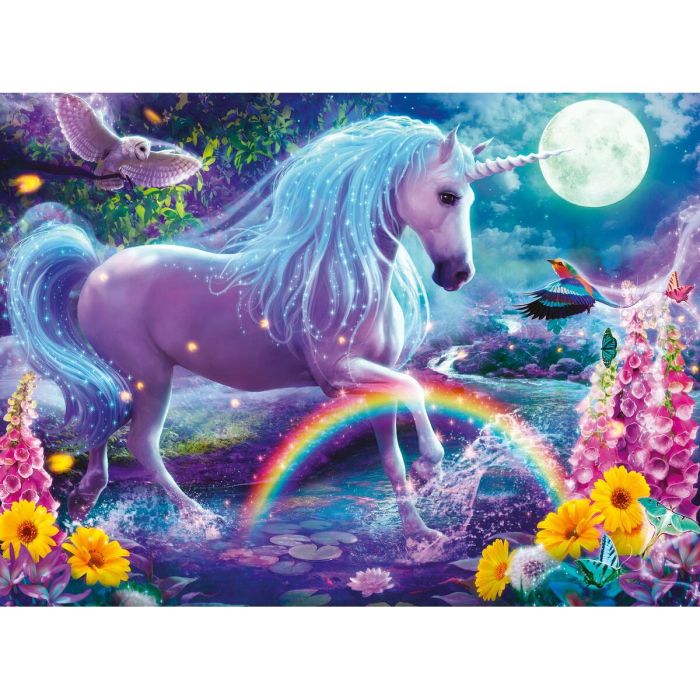 Puzzle Ravensburger 12980 Unicornio Purpurina XXL 100 Piezas 1