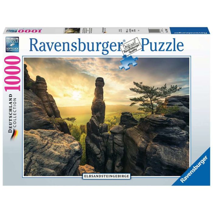 Puzzle Ravensburger 17093 Monolith Elbe Sandstone Mountains 1000 Piezas 2