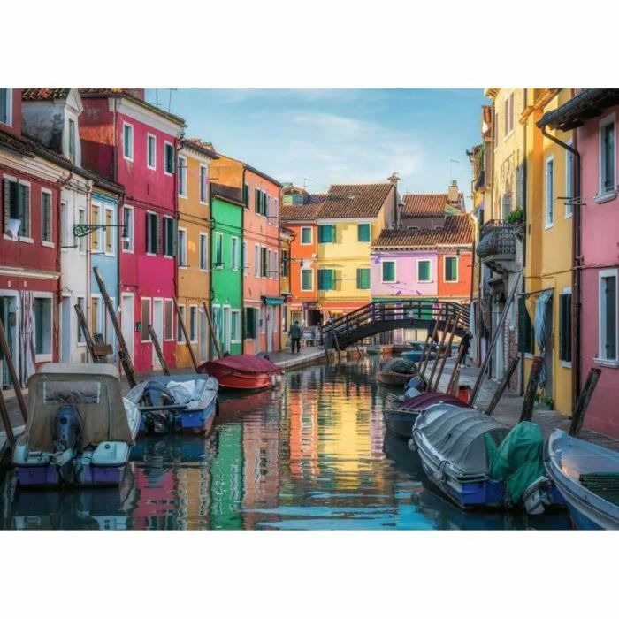 Puzzle Ravensburger 17392 Burano Canal - Venezia 1000 Piezas 1