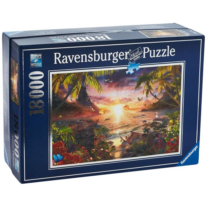 Puzzle de 18000 piezas - Paraíso al atardecer - Ravensburger