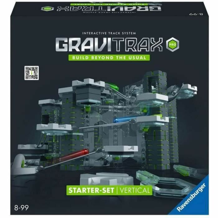 GraviTrax PRO Starter Set Vertical, 152 piezas - Circuito de mármol, Circuito de mármol para construir, 8 años, 22426, Ravensburger