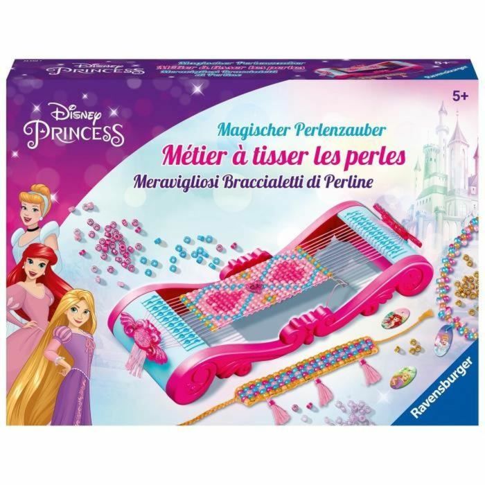 Kit Creación de Pulseras y Collares Ravensburger Disney Princesses loom Fashion creation Plástico