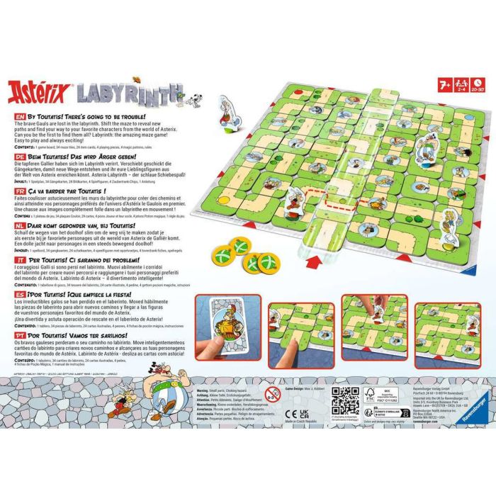 Juego de Mesa Ravensburger Labyrinth Asterix (FR) Multicolor 2