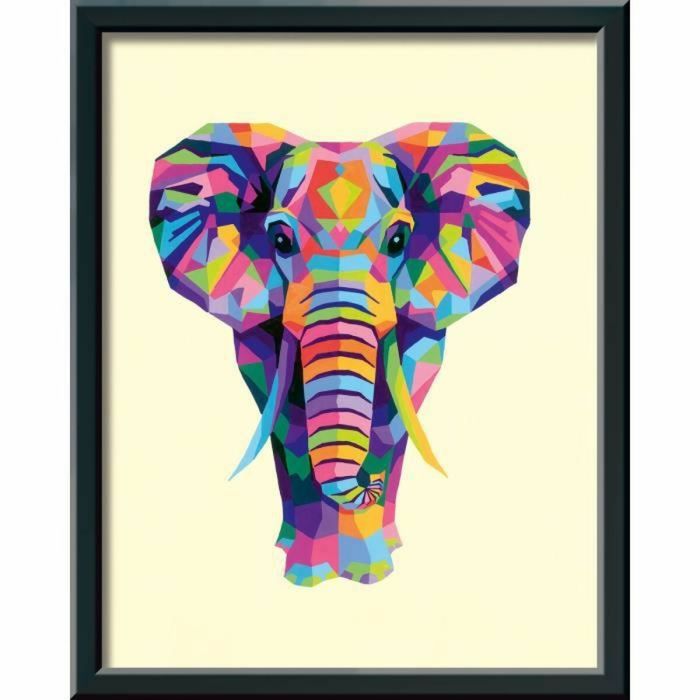 Dibujos para pintar Ravensburger CreArt Large Elephant 24 x 30 cm 4