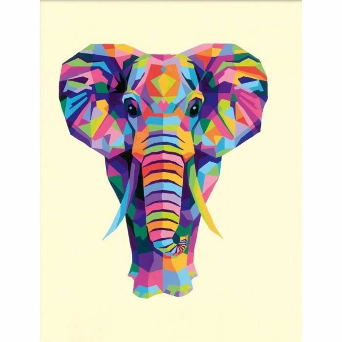 Dibujos para pintar Ravensburger CreArt Large Elephant 24 x 30 cm 3