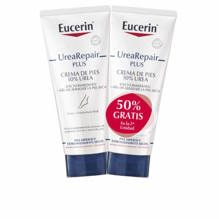 Urearepair plus crema pies 10% urea lote 2 x 100 ml