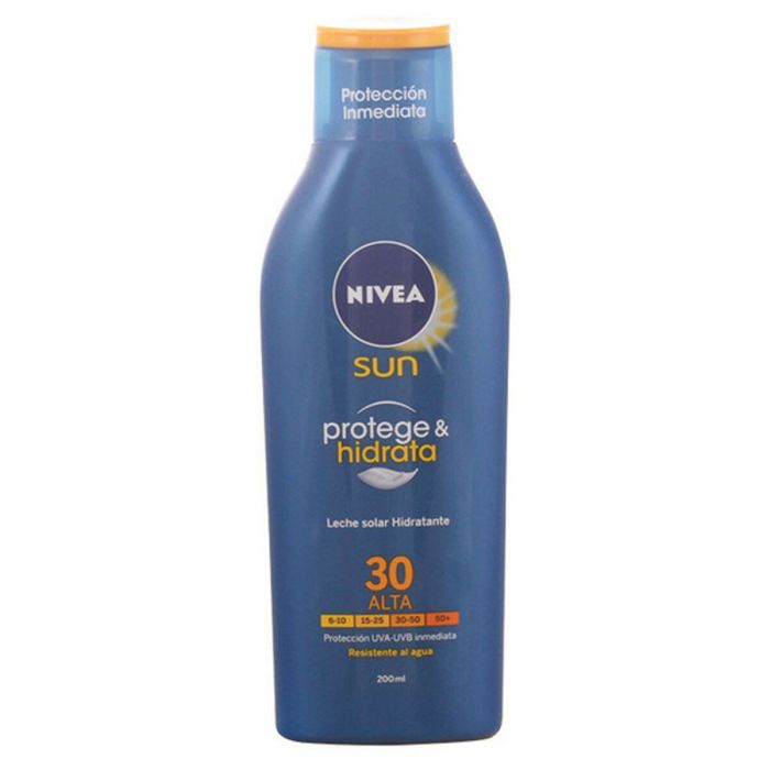Leche Solar Protege & Hidrata Nivea SPF 30 (200 ml) 30 (200 ml)