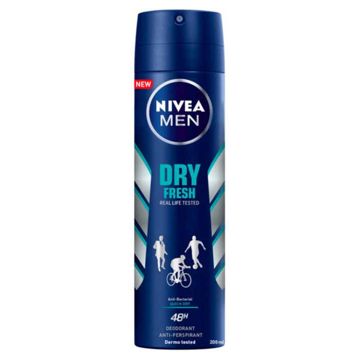 Men dry impact fresh desodorante vaporizador 200 ml
