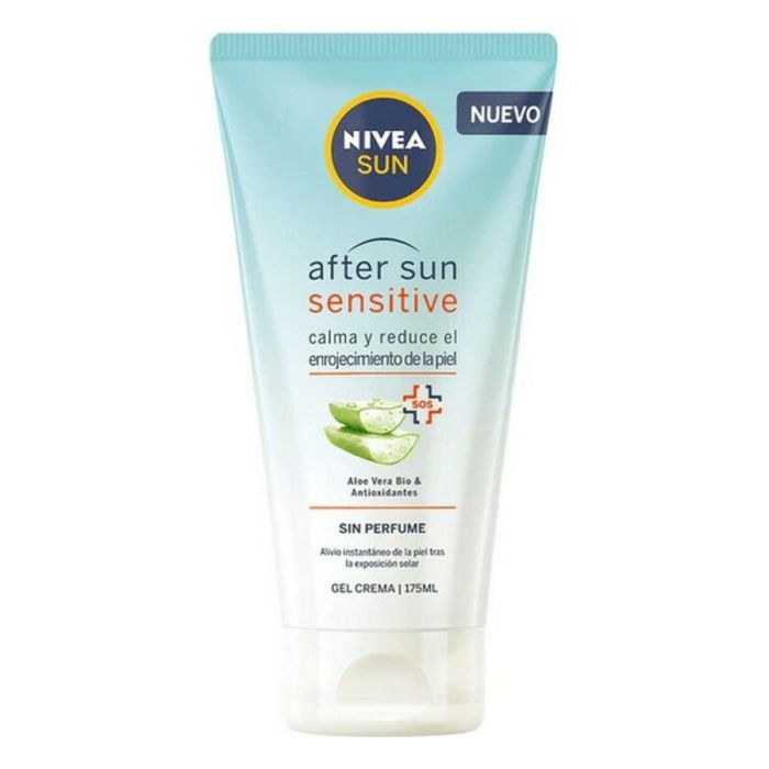 Nivea Sun After Sun Sensitive Gel Crema Sin Perfume 175 mL