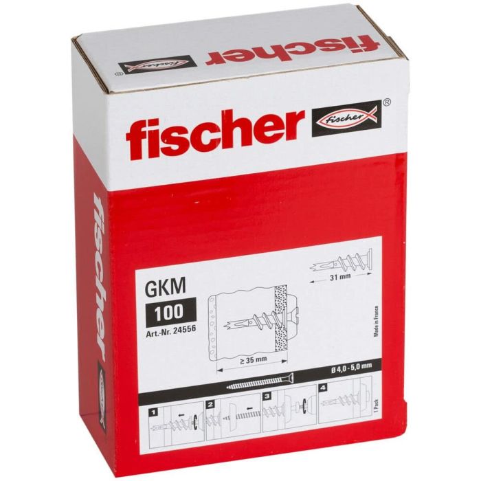 Caja de tornillos Fischer gkm 24556 Metal Yeso 1