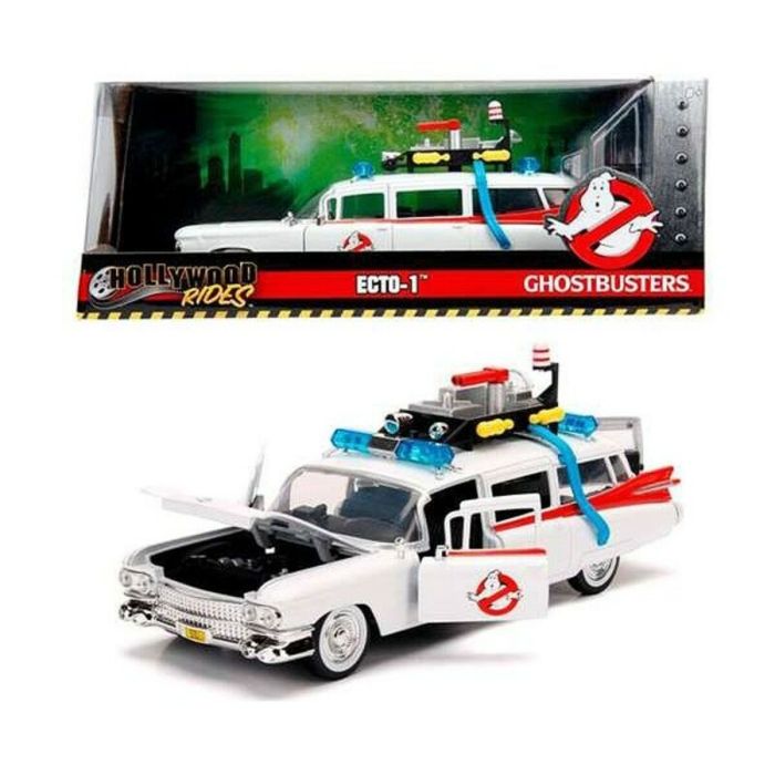 Coche metal cazafantasmas ecto 1 escala 1:24 23 x 10 x 8,5 cm