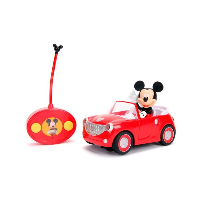 Coche Radio Control Mickey Roadster 27 Mhz ¡Gira Sobre Si Mismo! (Figura No Extraible) 19 Cm