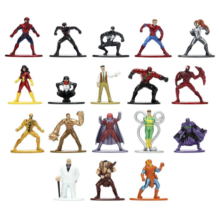 Set de Figuras Spider-Man 4 cm 18 Piezas 1