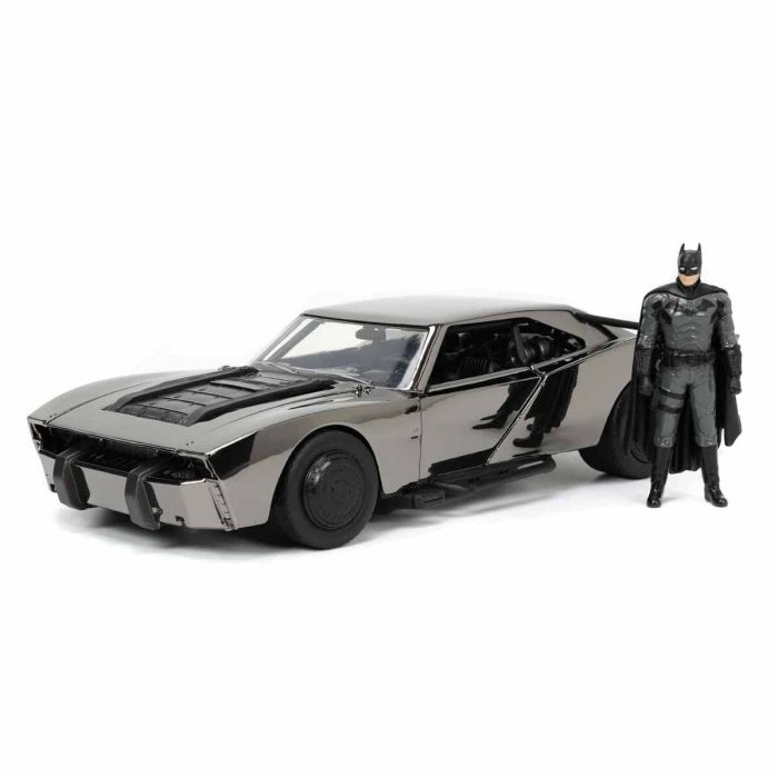 Coche metal batmóvil 2022 comic con figura de metal de batman escala 1:24