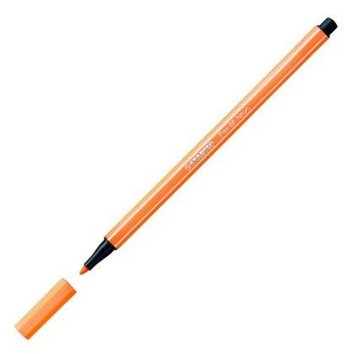 Rotuladores Stabilo Pen 68 Fluorescente Naranja (10 Piezas) 1