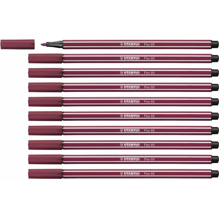 Stabilo Rotulador Pen 68 Purpura Caja 10 Ud