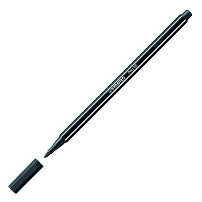 Rotuladores Stabilo Pen 68 Negro (10 Piezas) 1