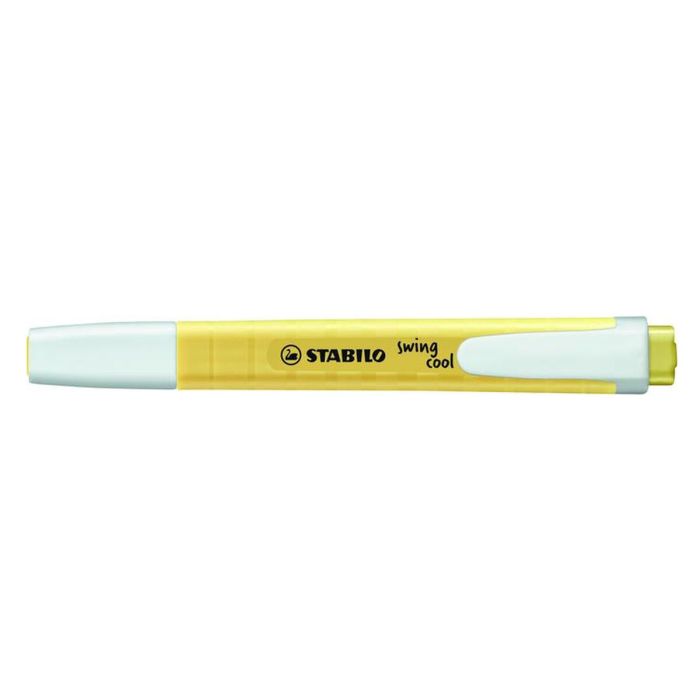 Marcador Fluorescente Stabilo Swing Cool Pastel Amarillo 10 Piezas (10 Unidades) (1 unidad) 2